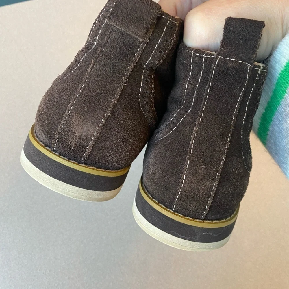 Stacy Adams Dark Brown Suede Chukka Style Boots